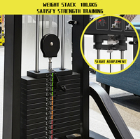 HS10 Brightway Fitness Équipement de musculation commercial pour salle de sport Machine de musculation Curl des biceps/Extension des triceps