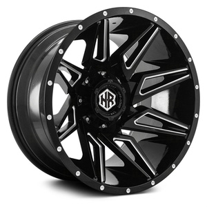 Rines Cóncavos Personalizados 4X4 Todoterreno con Acabado Negro 6x139.7 6x165.1 Offset para SUV - Product Image 3