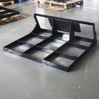 Nouvelle lame de nivellement hydraulique à fixation rapide ZM à large surface de travail pour le nivellement des routes en terre et le défrichement des terres