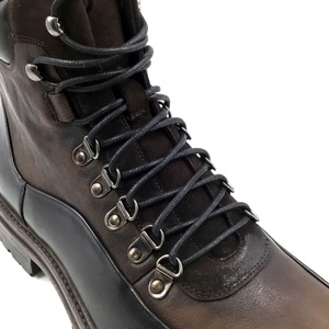 Bottes à lacets en cuir véritable haut de gamme pour hommes - Respirantes, confortables, antidérapantes, confortables toute l'année pour le bureau et la carrière - Product Image 5