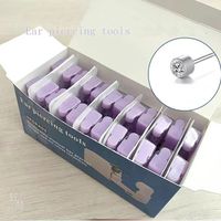 Pendientes de Acero Inoxidable Plateado de Alta Calidad con Logotipo Personalizado y Diseño Fino para Perforaciones de Nariz y Oreja, para Niños y Bodas