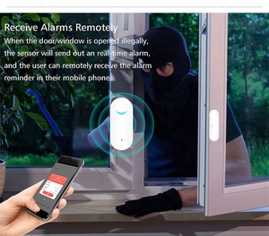 Détecteur d'alarme de sécurité domestique intelligent Anti voleur télécommande Tuya <span class=keywords><strong>WiFi</strong></span> capteur de fenêtre/<span class=keywords><strong>porte</strong></span> pour la domotique - Product Image 4