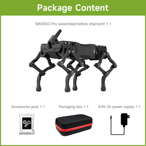 Waveshare WAVEGO Pro Robot Biónico de 12 Grados de Libertad Similar a un Perro, de Código Abierto para ESP32 y Raspberry Pi, Compatible con Control Host-Sub ESP-NOW K605 - Product Image 4