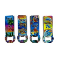 Cancun personnalisé océan Vibe Fengyi voyage Souvenir MDF réfrigérateur ouvre aimant décoration de la maison cadeau