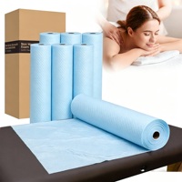 Rouleau de papier jetable pour table d'examen, imperméable, laminé PE, pour hôpital et spa, prix usine