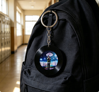 Porte-clés NFC personnalisé imprimé en usine, pendentif de sac à puce réinscriptible, porte-clés carte intelligente pour carte d'accès promotionnelle