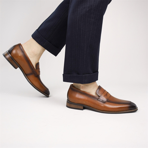 Zapatos de Vestir de Cuero para Hombre 2026, Nuevos, de Cuero Vacuno Genuino, con Cordones, Oxford, Transpirables, Antideslizantes, Cómodos, Formales - Product Image 2