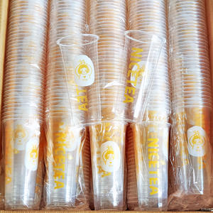 Jimi מותאם אישית 500 מ "ל 700 מ" ל ברור בועה בובובה חלב תה כוסות פלסטיק עבור מסיבות משקאות - Product Image 2