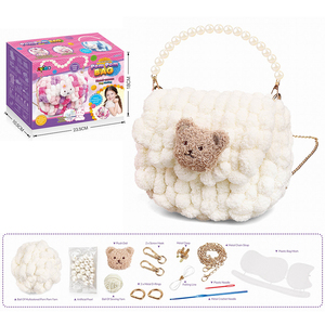 Preschool Educational Kids Toys DIY Bag Sewing Kit with Plush <b>Bunny</b> Arts Crafts Kit for Girls Toddler Gifts - Product Image 5