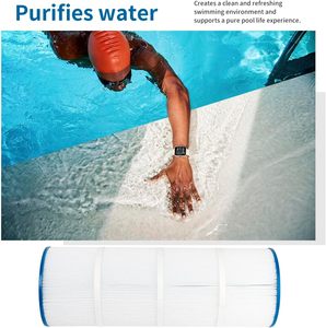 2 filtros <span class=keywords><strong>de</strong></span> <span class=keywords><strong>piscina</strong></span> CCP320 compatibles con Clean Clear Plus 320 817-0081 C-7470 FC-1976 80 Sq. Cartucho Ft - Product Image 5