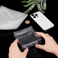 Boîte-cadeau carrée de plusieurs tailles pour gâteaux de qualité alimentaire, boîte à gâteaux transparente en PVC pour animaux de compagnie de 4 pouces, 6 pouces, 8 pouces, 10 pouces, 12 pouces