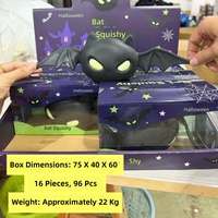 Jouet Squishy TPR Maison Hantée d'Halloween, en Boîte, Cadeau Promotionnel de Fête, Souvenir d'Événement