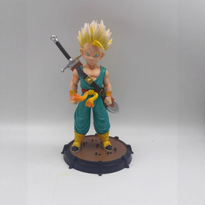 Figurines d'action Dragon Ball en gros, <span class=keywords><strong>Trunks</strong></span> avec deux sculptures de tête, <span class=keywords><strong>figurine</strong></span> d'anime <span class=keywords><strong>Super</strong></span> <span class=keywords><strong>Saiyan</strong></span>, modèle de jouet en boîte - Product Image 6