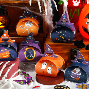 Nicro กล่องกระดาษการ์ดสีขาวแบบ DIY กล่องใส่บิสกิต<span class=keywords><strong>เค้ก</strong></span><span class=keywords><strong>ช็อกโกแลต</strong></span>คุกกี้แบบพับได้สุดสร้างสรรค์ - Product Image 2