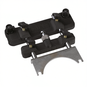 Adaptateur DeWalt pour montage sur rails avec pinces réglables, plaque de base en métal durable - Product Image 2