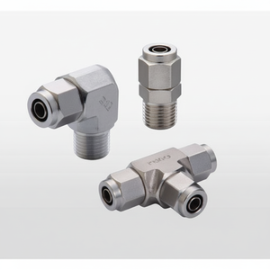 Pieza de compresor industrial PISCO inoxidable SUS316 accesorio de compresión NSB0640 - Product Image 1