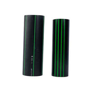 Tuberías de Suministro de Combustible <span class=keywords><strong>CR</strong></span> HDPE de Doble Capa SDR11 Negras con Franjas Verdes, Accesorios de 6/12 m de Longitud para Sistema Subterráneo de Gasolineras - Product Image 2