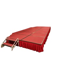 Scène pliable mobile en aluminium pour événements de mariage, location de mobilier Sino Perfect, scène pliable portable pour banquets et fêtes