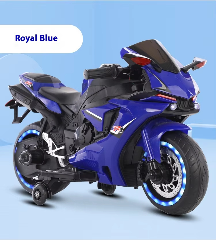 M blue + hand-twist throttle + wheel light + 12v battery