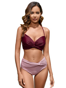 Traje de baño deportivo con estilo para mujer europea americana, ropa de playa de una pieza Sexy, espalda recortada, sólido, de talla grande, respetuoso con el medio ambiente, transpirable - Product Image 6