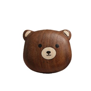 Imán de nevera de ébano con diseño de oso, venta directa de fábrica, bonito, de madera maciza, creativo, ecológico, grabado y personalizado para el hogar. - Product Image 5