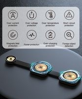 Chargeur sans fil magnétique universel pliable 15W, 3-en-1, portable pour iPhone/iWatch/charge rapide 10W, directement de l'usine