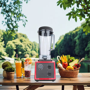 Blender commercial VIP Lounge, fonctionnement silencieux, boîtier en plastique brossé, commandes au toucher doux, 5+ vitesses, utilisation domestique et hôtelière - Product Image 4