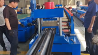 Machine de formage à rouleaux pour barrières de sécurité routière, ligne de production de poutres en W et en triple poutre, contrôlée par PLC, marque RFM