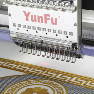 เครื่องปักคอมพิวเตอร์รุ่นใหม่ - 1201E 1 หัว 12 เข็ม สำหรับปักหมวก/เสื้อผ้าแบบเรียบ ปักลายโมโนแกรม - Product Image 5