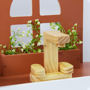 Juego de Cocina de Madera para Niños Pequeños con Accesorios de Cocina, Fregadero y Grifo, Juguete de Simulación - Product Image 6