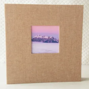 4*6 9 capa de Linho cor auto-adesivo álbum de fotos fabricante