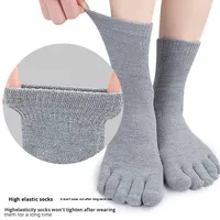 Chaussettes de sport en coton à cinq doigts pour la course à pied, chaussettes de course à cinq doigts