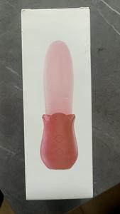 جهاز تدليك هزاز صغير للنساء على شكل وردة مع لسان لعق، قابل لإعادة الشحن، لعبة جنسية لتحفيز البظر والحلمات بالنقر والمص - Product Image 6