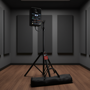 Soporte de altavoz tipo trípode de acero SS HD, ajustable hasta 72 pulgadas, con bolsa de transporte para uso con monitores de estudio DJ. - Product Image 2