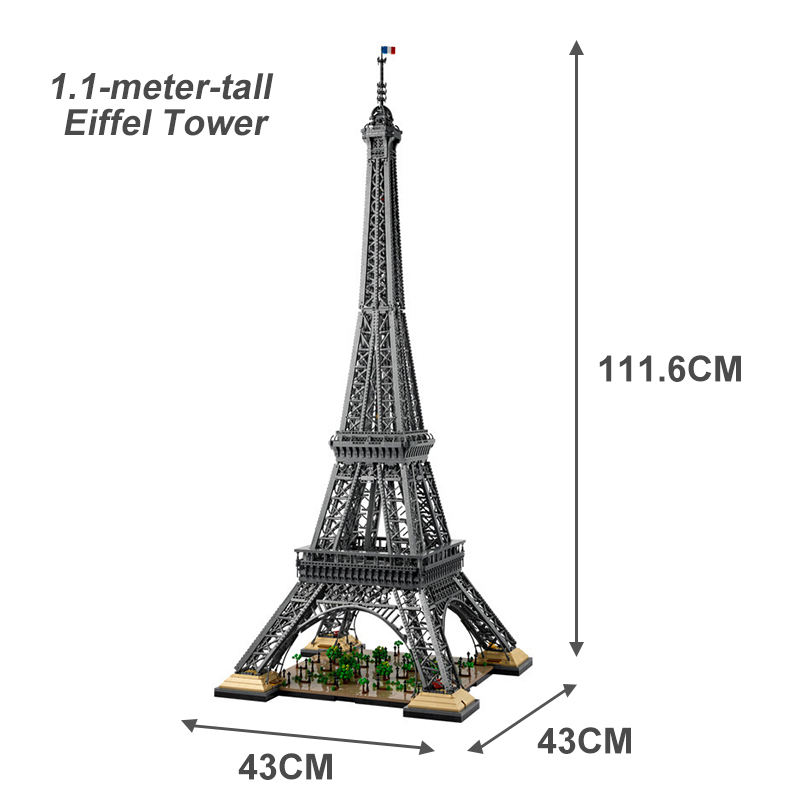 Tour Eiffel de 1,11 m de haut