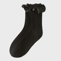 Chaussettes de cheville en dentelle à volants pour femmes, tricotées en coton et fibre de bambou, style Lolita mignon pour filles - Vente en gros usine