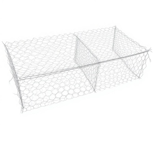 Kualitas Bagus Langsung dari Pabrik 6x8 8x10 10x12 12x15 2.7x3.4 2.4x3.0 Kotak Taman Galvanis Kandang Batu Kawat Gabion Berpenguat - Product Image 1