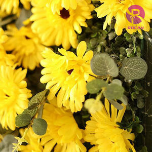 Célébrez le nouveau-né bébé fleur panneau jaune espoir tournesol toile de fond pour bébé spectacle cérémonie décoration - Product Image 5