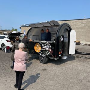 Meilleur prix 2025, cuisine mobile, chariot de vente de nourriture de rue, entièrement équipé, camion de nourriture, mini remorque de nourriture à vendre - Product Image 5