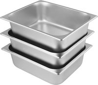 Bestseller 4 Zoll tiefe Edelstahl Dampf tisch pfannen Anti-Jamming Steam Pan