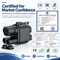 OLINK Großhandel 1000V 250A/80A DC/AC IP54 CCS2 Ladepistole zu CCS1 Fahrzeugadapter für Europäische DC-Schnellladestationen