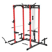 Oferta Especial: Rack de Potencia Multifuncional Comercial para Sentadillas, Máquina de Entrenamiento de Fuerza para Gimnasio en Casa con Cable Crossover