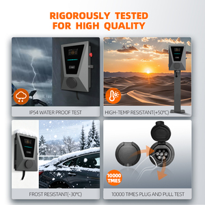 Borne de <span class=keywords><strong>recharge</strong></span> bidirectionnelle intelligente à énergie solaire pour véhicules <span class=keywords><strong>électrique</strong></span>s, chargeur de type 2, 22 kW, AC, boîtier métallique, ISO15118 - Product Image 4