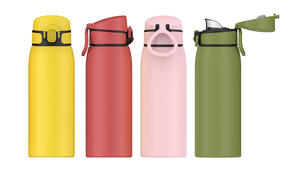 Gobelet isotherme portable en acier inoxydable de 550 ml, à double paroi, couleur unie, avec revêtement en poudre personnalisé, écologique, prêt à l'emploi - Product Image 4