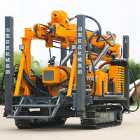Rig de forage géologique à entraînement supérieur de type hydraulique à chenilles pour l'exploration géologique, échantillonnage de carottage, forage de carottage efficace