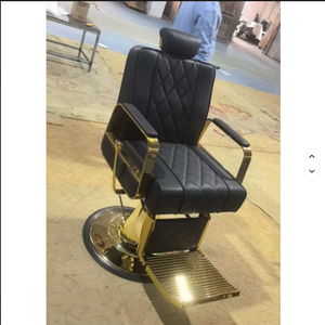 Silla de Barbería Retro de Altura Ajustable, Taburete de Salón para Corte de Cabello y Contorno Facial, Estilo Vintage - Product Image 3