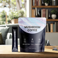 Schwach Stimulierende Pilz-Kaffeepulver für Erwachsene Ausgewogene Energie und Beruhigende Morgenroutine OEM