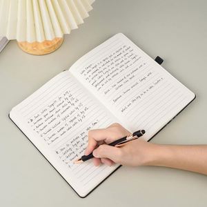 Personalized <b>A5</b> Hardcover Leather <b>Lined</b> Journal with Custom Logo - Wholesale Promotional Gift <b>Notebook</b> - Product Image 5