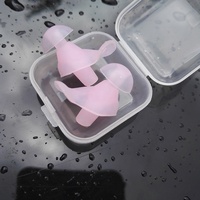 Bouchons d'oreille de natation étanches et personnalisés, Protection du sommeil, bouchons d'oreille en Silicone Anti-bruit avec boîte en plastique