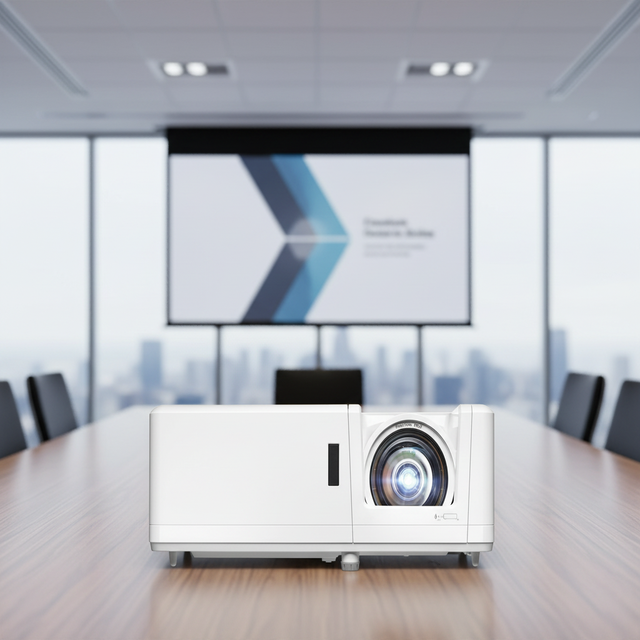 Optoma GT1090HDR DLP Short Throw Laser Home Theater Projector 4K HDR 4000 Lumens Stereo Day and Night For Office